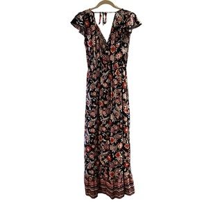Band of gypsies floral long dress; size S